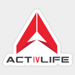 Assured Outfit by Activlife Wear Tagline Logo Sports Branding Sticker